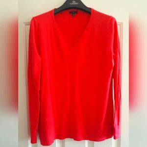 Talbots Sweater Bright Coral Size X